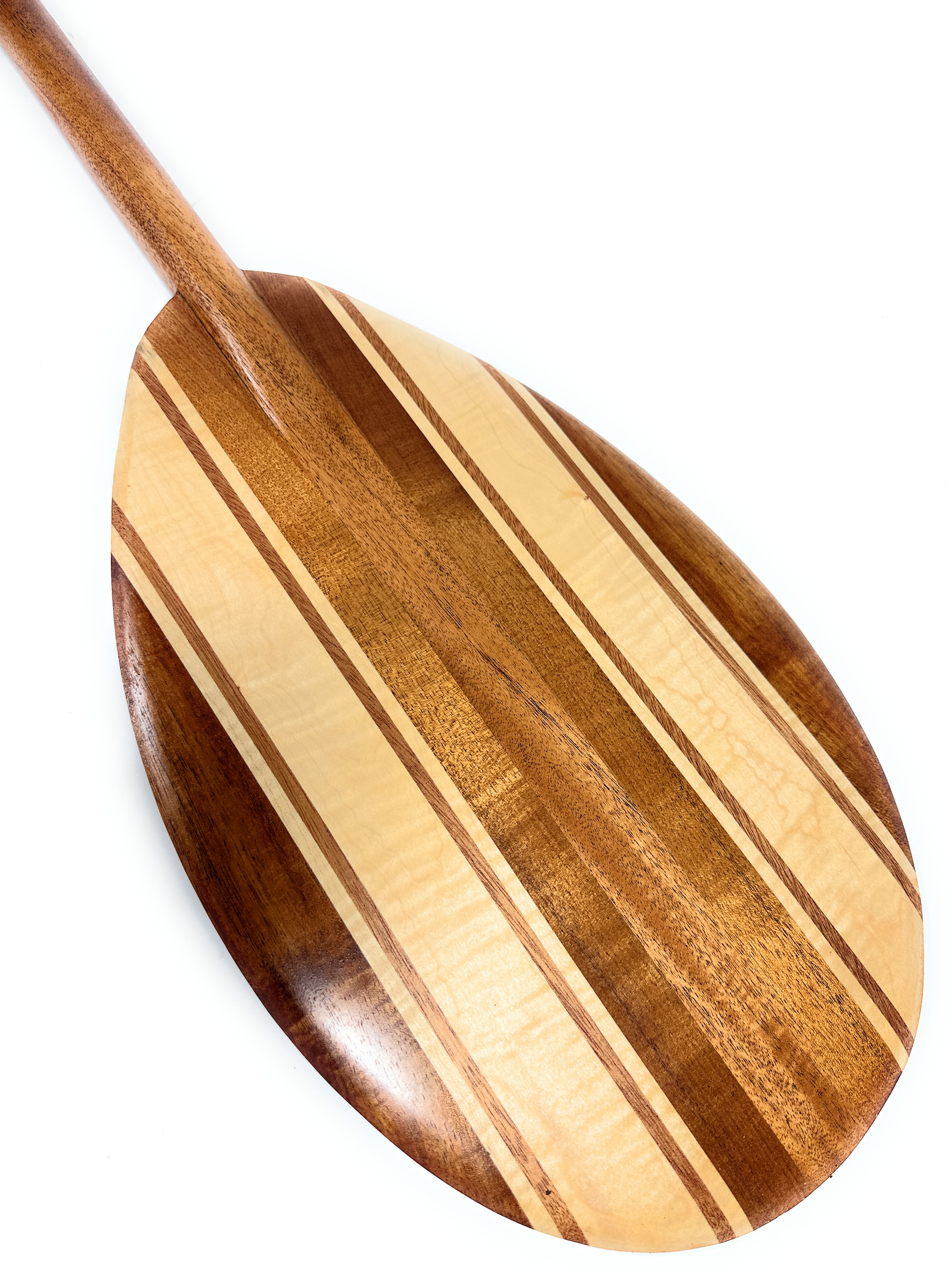 Koa Canoe Paddle 60 in with Inlays Steersman - Made in Hawaii - | #KOA7304 Koa Canoe Paddle 60 in with Inlays Steersman - Made in Hawaii - | #KOA7304